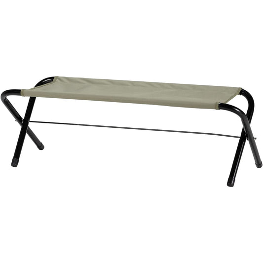 BUNDOK Bench 100 Khaki BD-175KA [For 1-2 people]