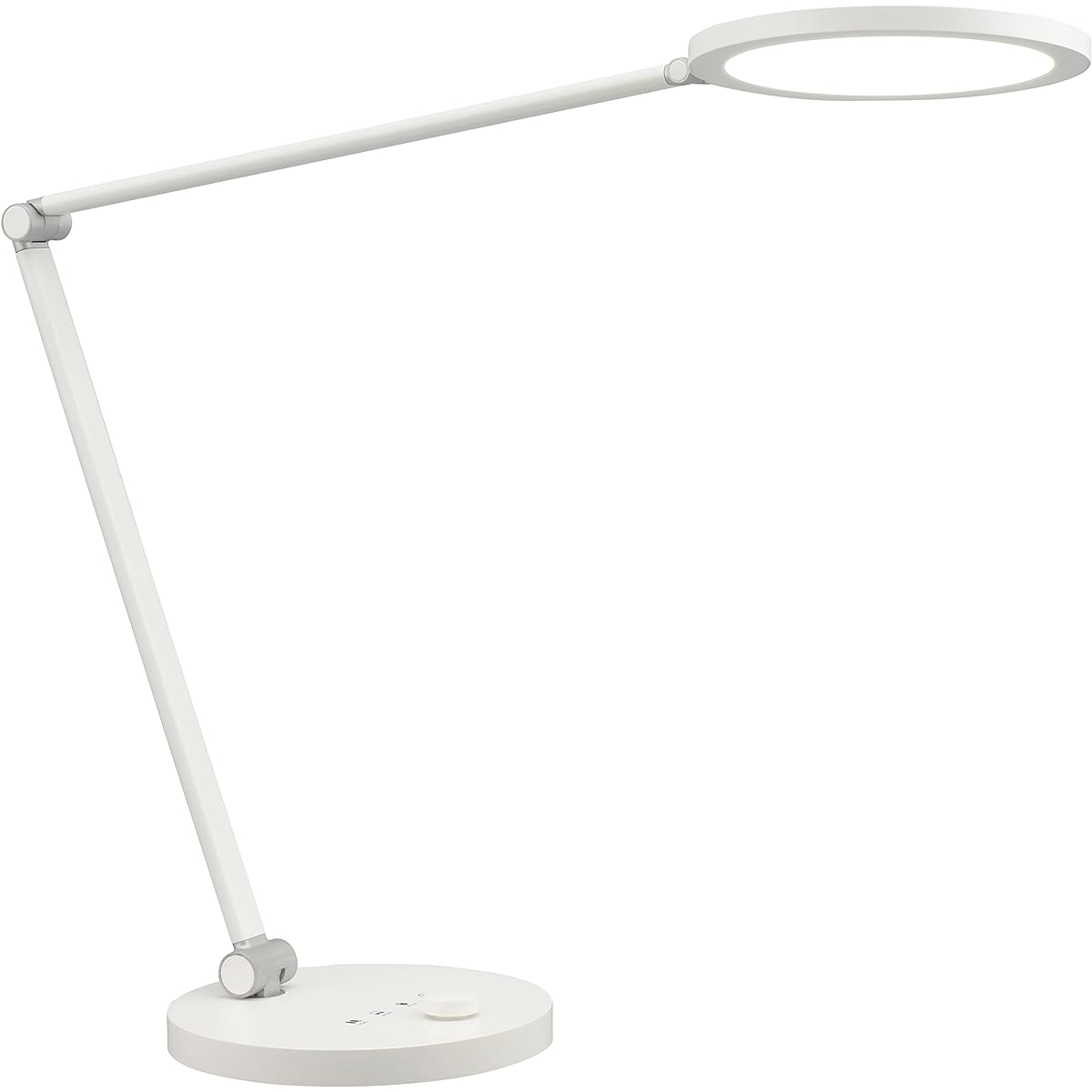 Ohm Electric LED Desk Light Dimmable Color with Timer Function Desk Stand Lamp ODS-LDC6K-W 06-1850 OHM White