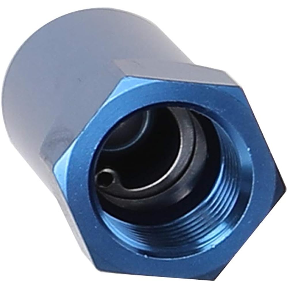 Fuel valve/filter. 6an blue 614-06_BL