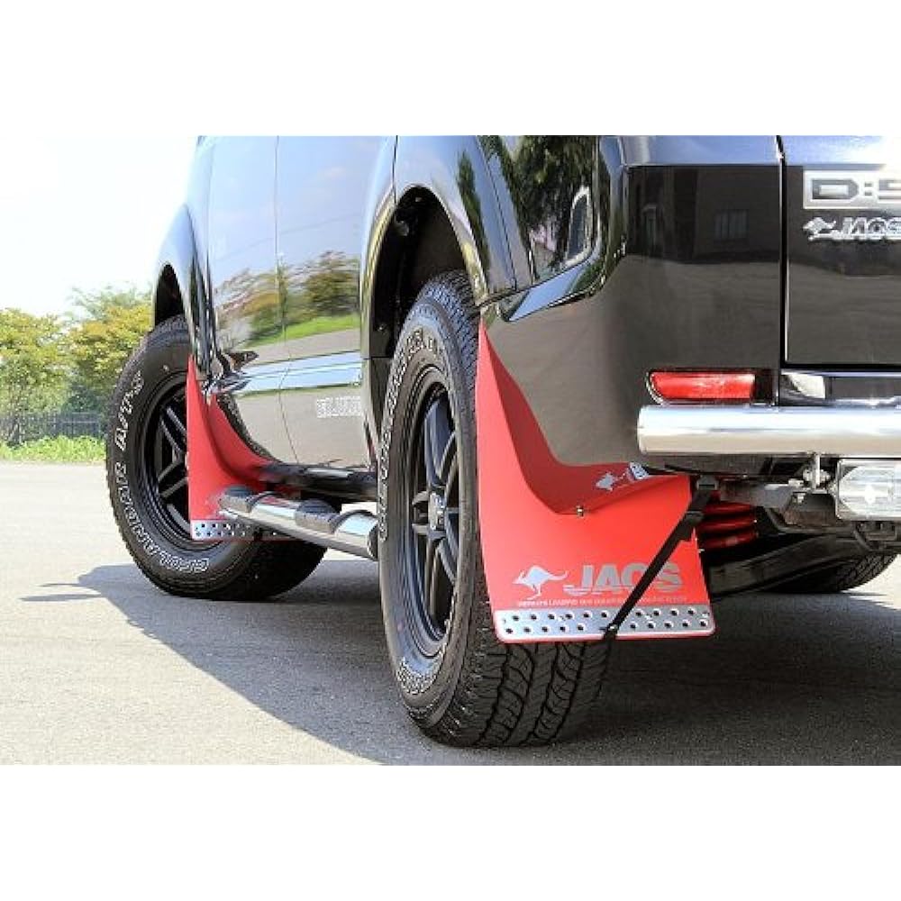JAOS JAOS Mud Guard III Front Set Red Delica D:5 MUD GUARD3 RED FRONT DELICA D:5 07+ [Year: 07.01-] [Applicable: ALL] B621304F