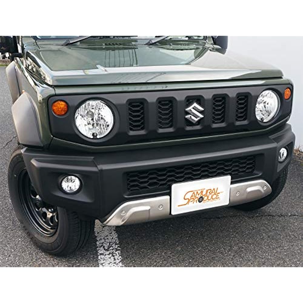 Samurai Produce Suzuki Jimny Sierra JB74 Front Undercover Garnish 1P Silver Hairline