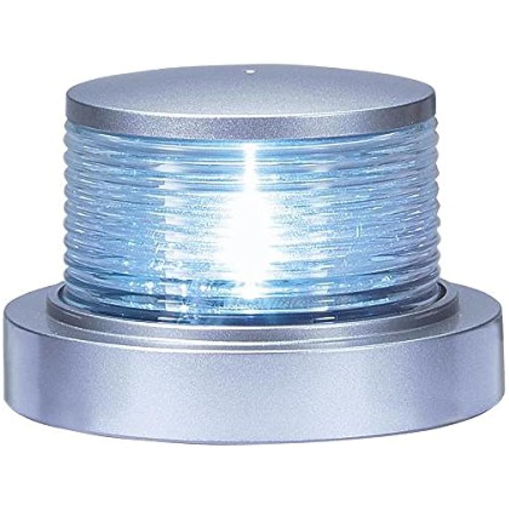 KOITO [Koito Seisakusho] LED light for small ships Class 2 white light (anchor light) Body color: Silver Emission color: White MLA-4AB2S