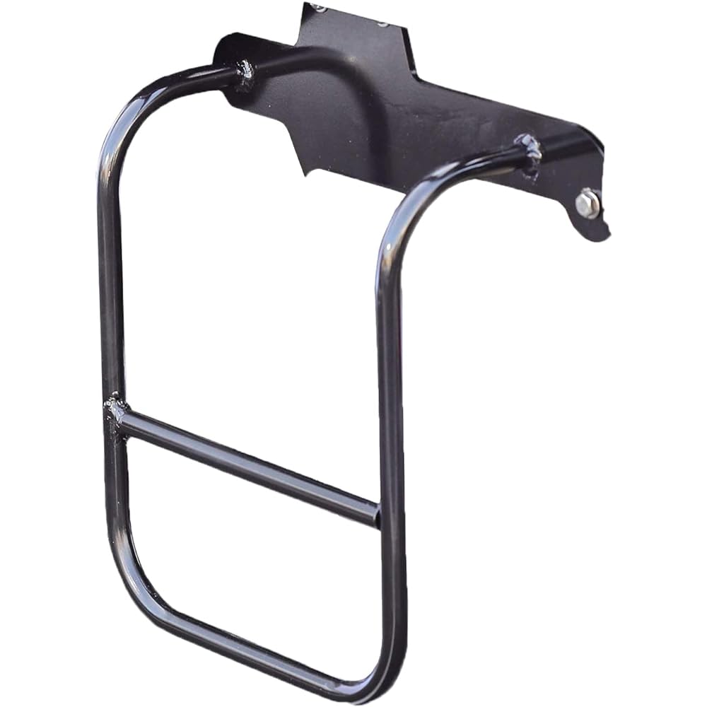 Kijima Motorcycle Side Bag Support CT125 Hunter Cub (JA55/JA65) Entrapment Prevention Stay Steel Black Finish For Left 210-4764