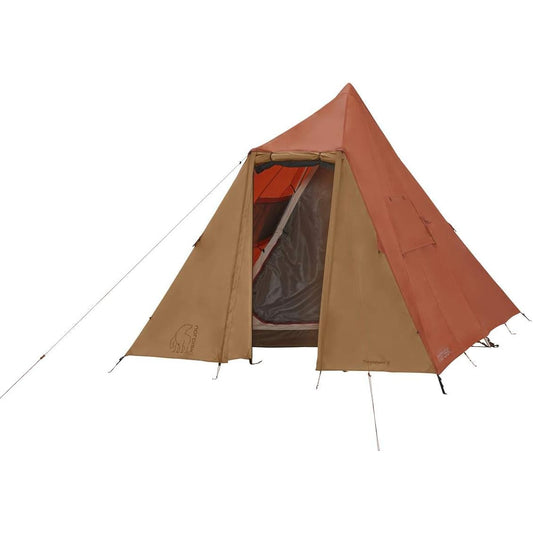 NORDISK Outdoor Camping Tent Thrym Helm 3 Tipi Type Pole Free Picante/Cashew (Thrymheim 3 PU) [Genuine Japanese Product]