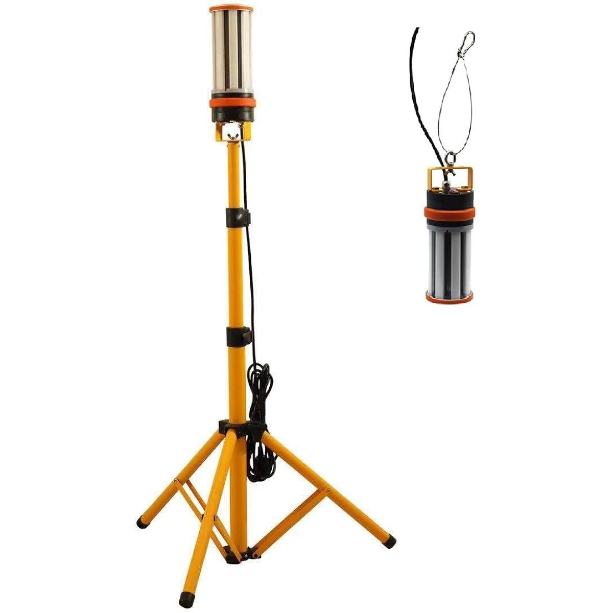 WithProject LED Work Light LED Floodlight 60W 7500lm 360 Degree Emission Tripod Stand Type Waterproof For Indoor/Outdoor Use