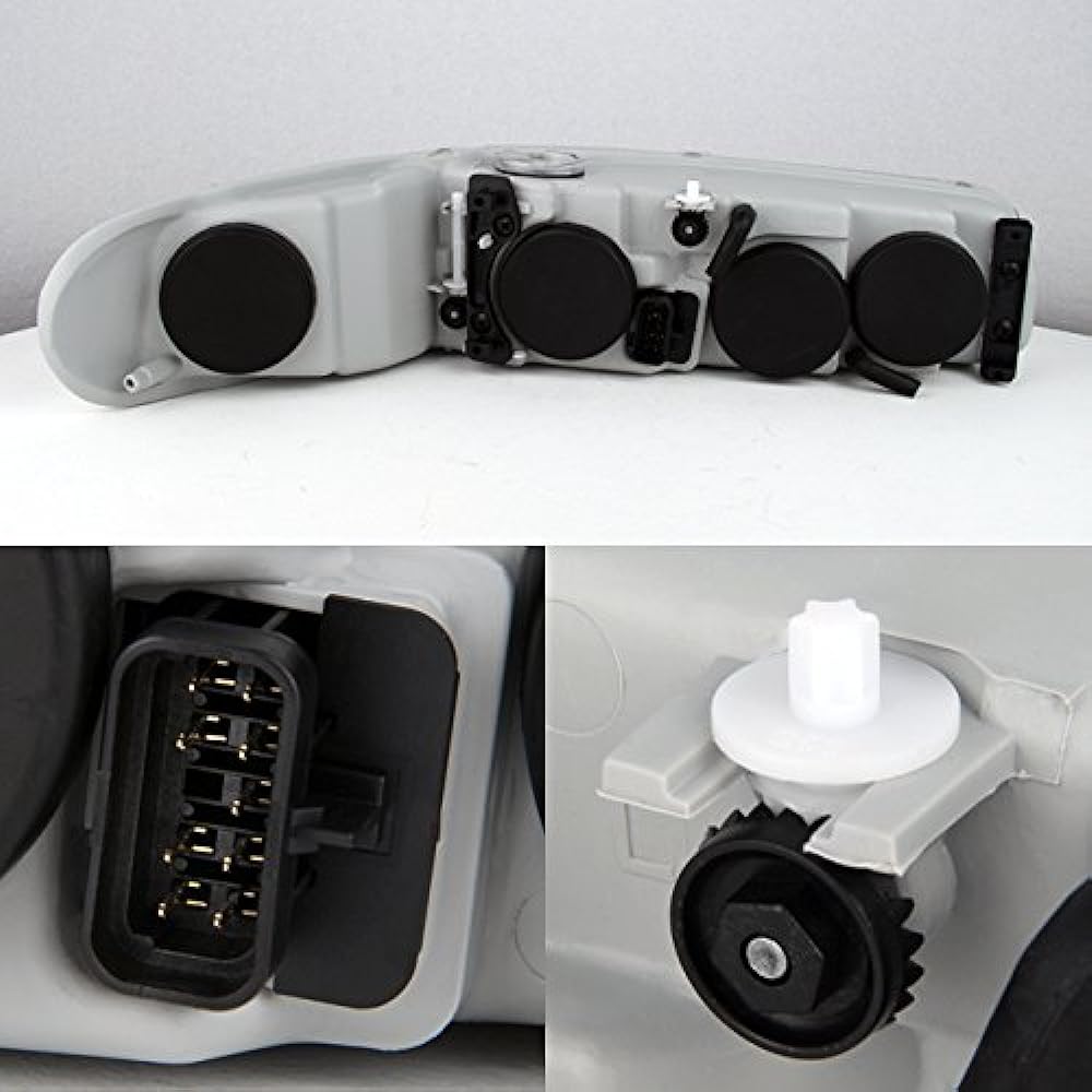 BUICK CENTURY/REGAL OE replacement chrome bezel headlight driver/passenger seat head lamp pair