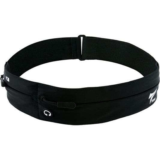 [Popularly used by Japanese national team players] Running pouch, waist pouch TRAN, stretchable large capacity, fits well and does not shake easily, smartphone storage, earphone hole, separate key and card slots, convenient for jogging and marathons