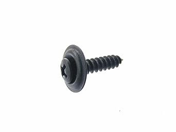 RETRO-MOTIVE Black #8 x 3/4 inch PHILLIPS Loose Washer Trim Screw for GM 25- #1979