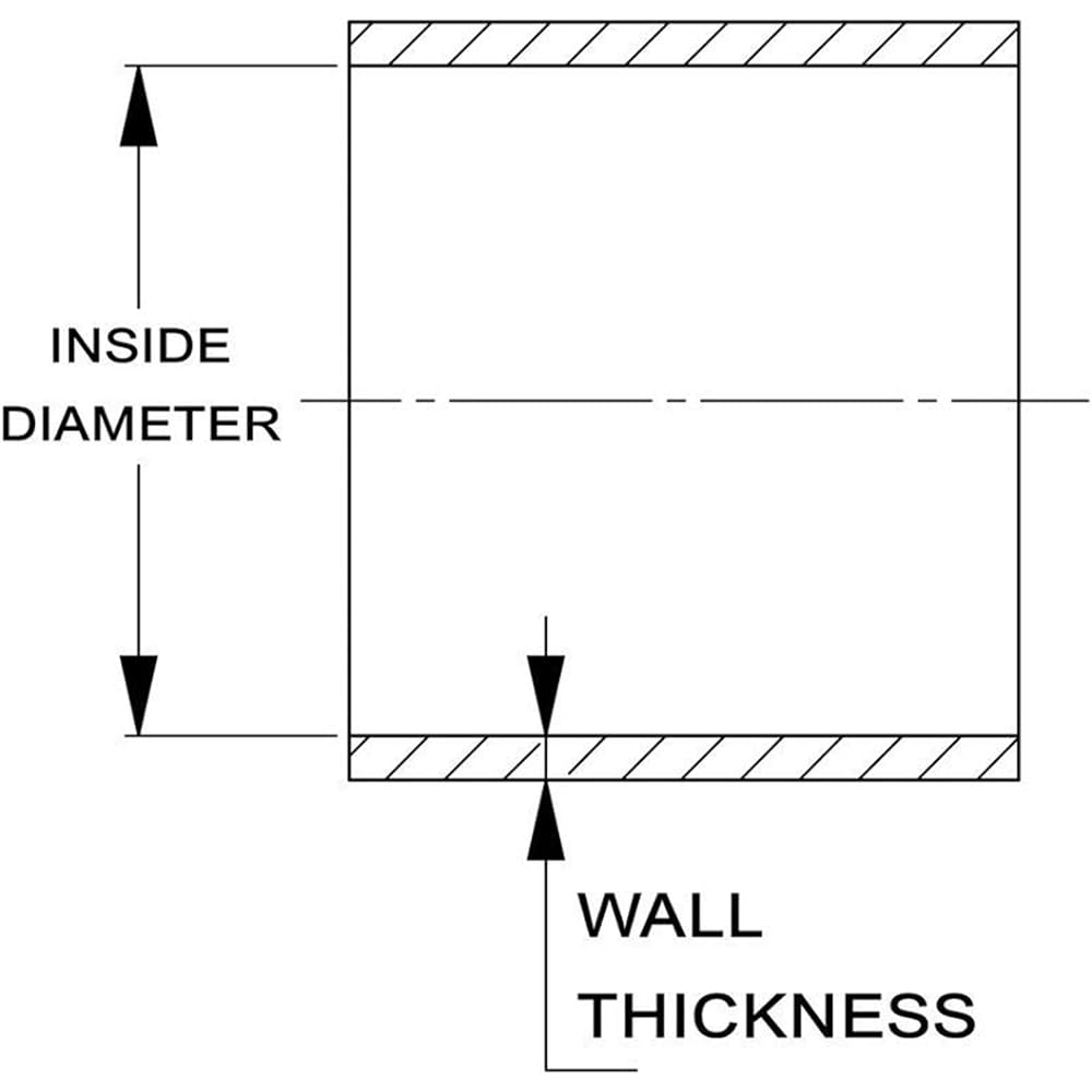 HPS HTSVH35-BLKX10 Black Length 10 feet High temperature silicon vacuum tube hose (maximum pressure 60 PSI inner diameter 3.5mm)