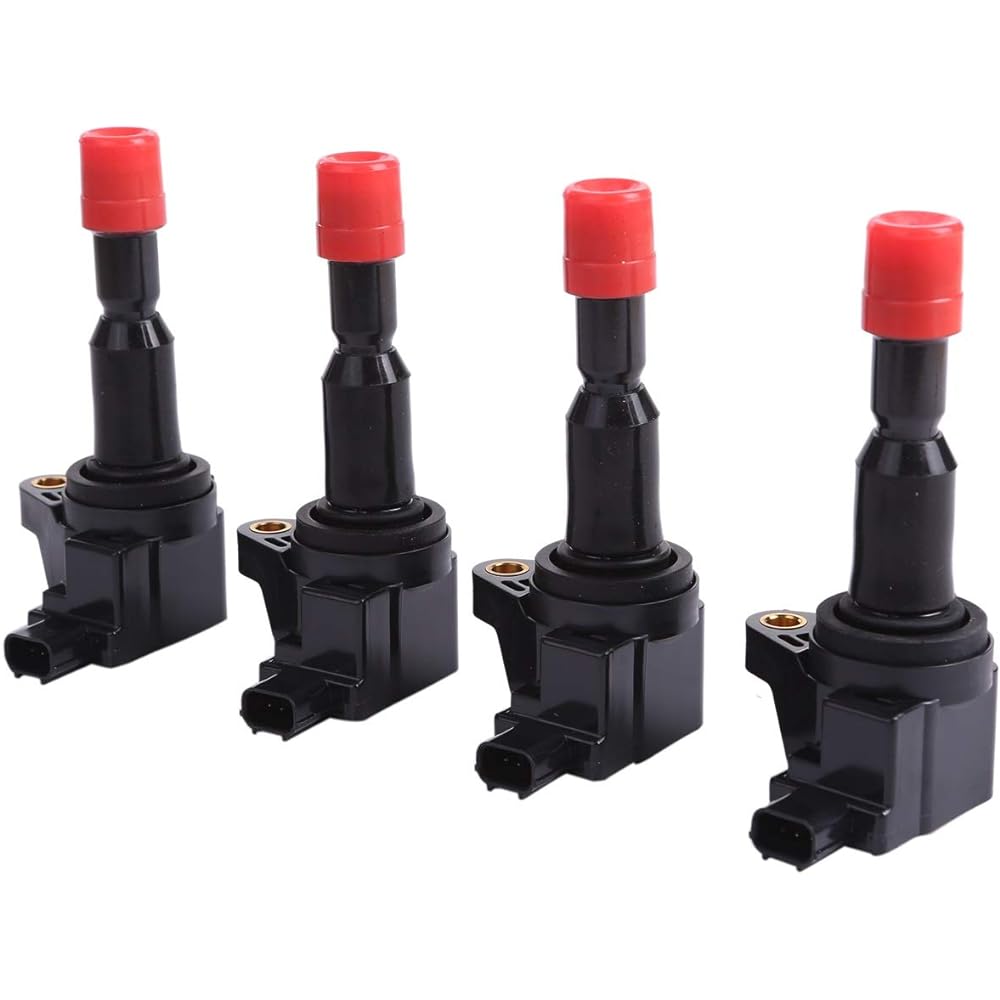 Honda Ignition Coil Direct Ignition Coil Set of 4 External Product 30520-RB0-003 30520-RB0-S01 Freed GB3 GB4 Fit GE6 GE7 GE8 GE9 GP4 etc.