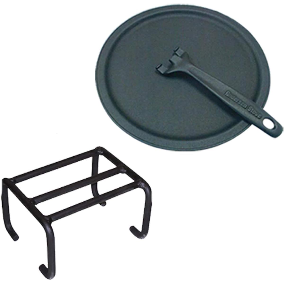 Pizza Pan Handle Set + Cooking Stand S Wood Stove Pizza Cooking Iron Casting
