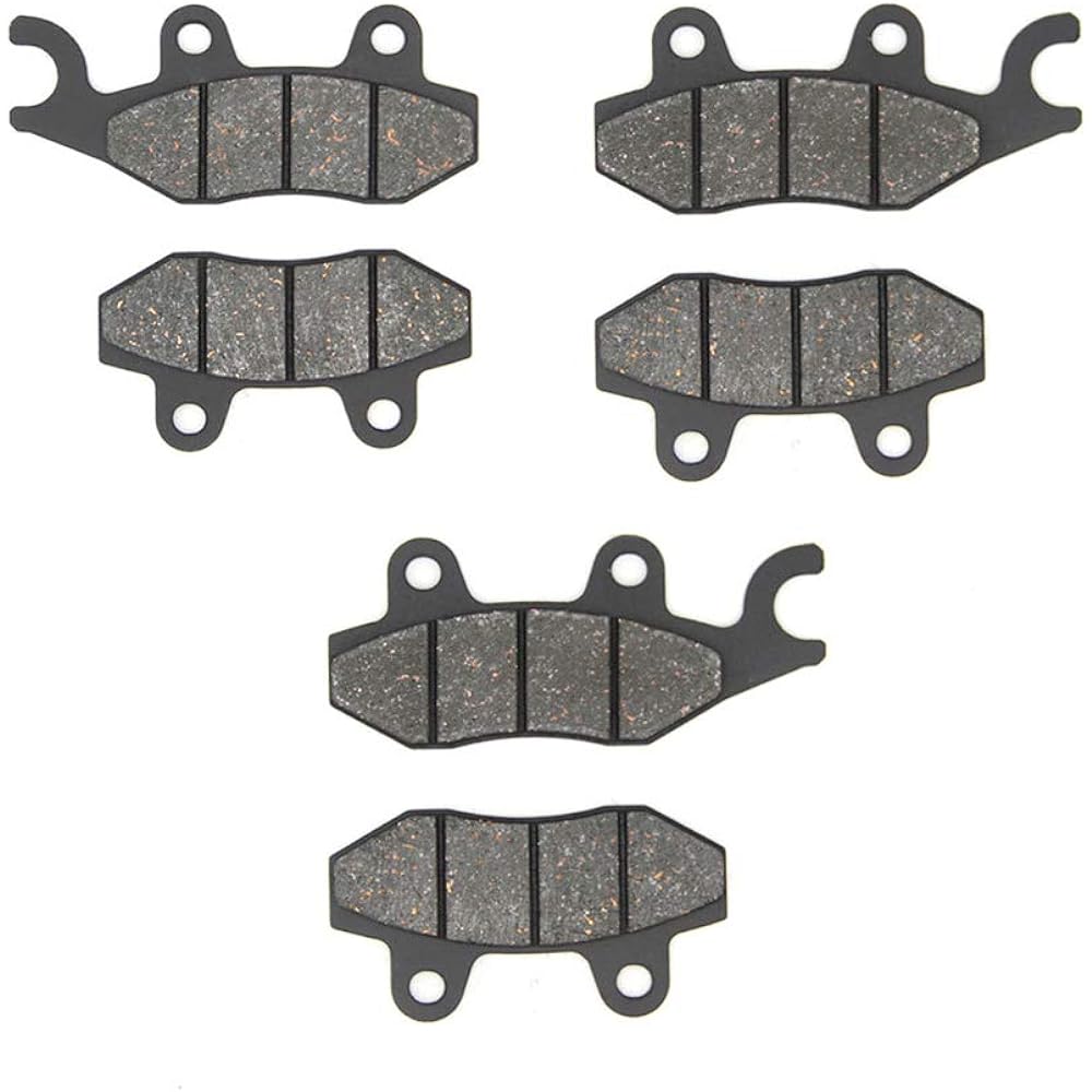 MEXITAL 1 set Motor Bike Brake Pad Front and Rear XTZ 750 Super Tenere (1989-1995)