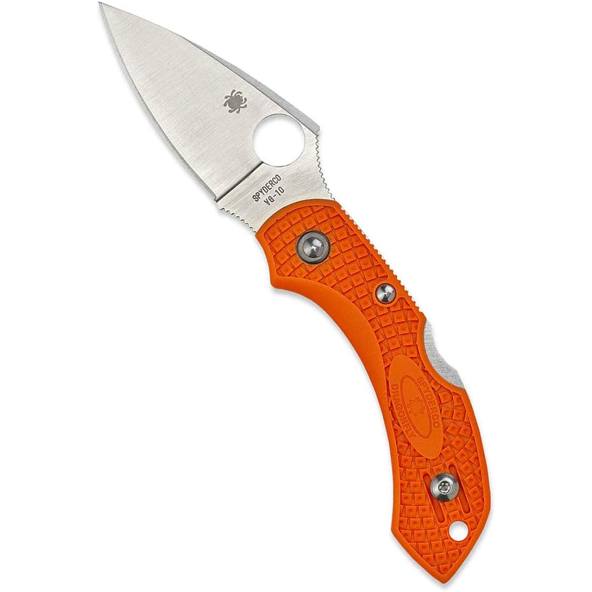 Spyderco Dragonfly 2 FRN Orange Straight Blade C28POR2