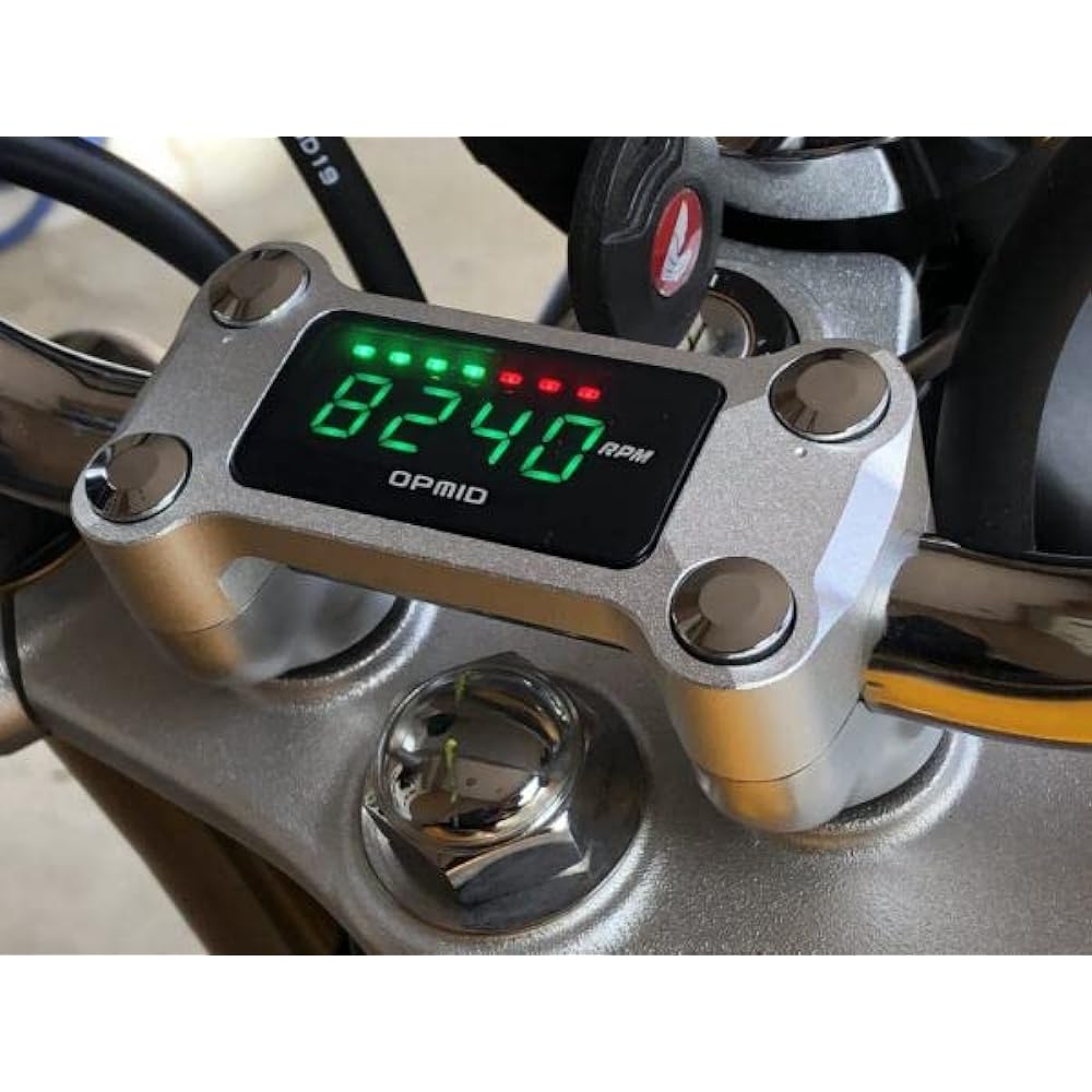 OPMID OPM Top Indicator Tachometer (Silver) Fits: Monkey 125 (JB03)