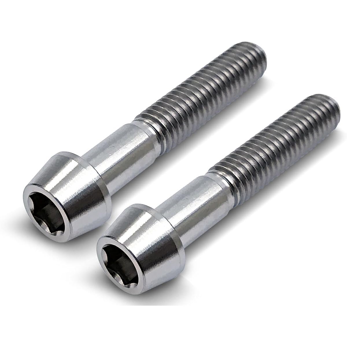 EGWORKS ULTRA-Ti™ High Strength 64 Titanium Taper Bolt M6x35mm (Set of 2)