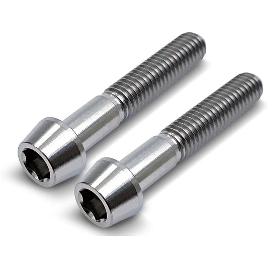 EGWORKS ULTRA-Ti™ High Strength 64 Titanium Taper Bolt M6x35mm (Set of 2)