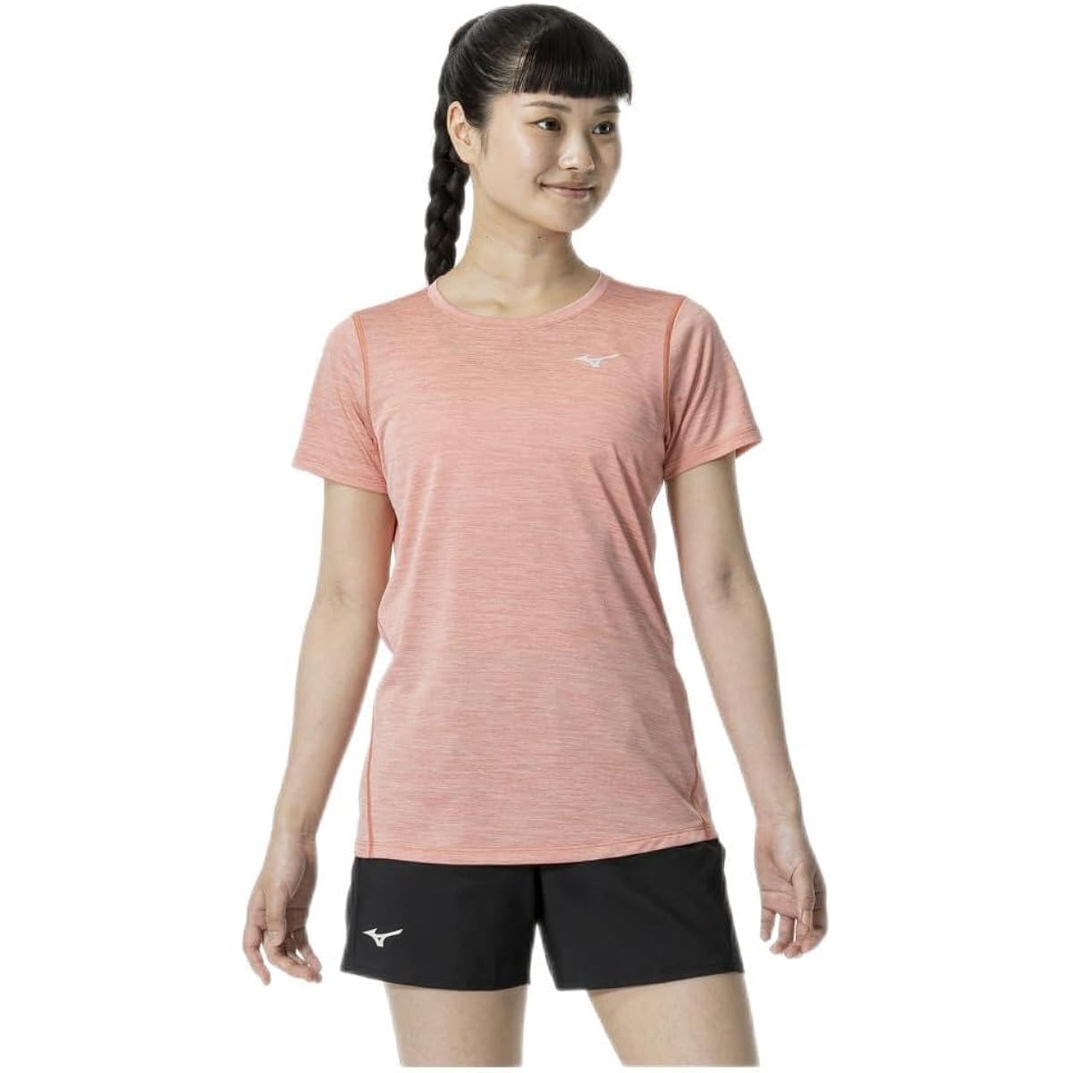 [Mizuno] Running Wear, Quick Dry T-Shirt, Sweat Absorbent, Quick Drying J2MAA721 Women's