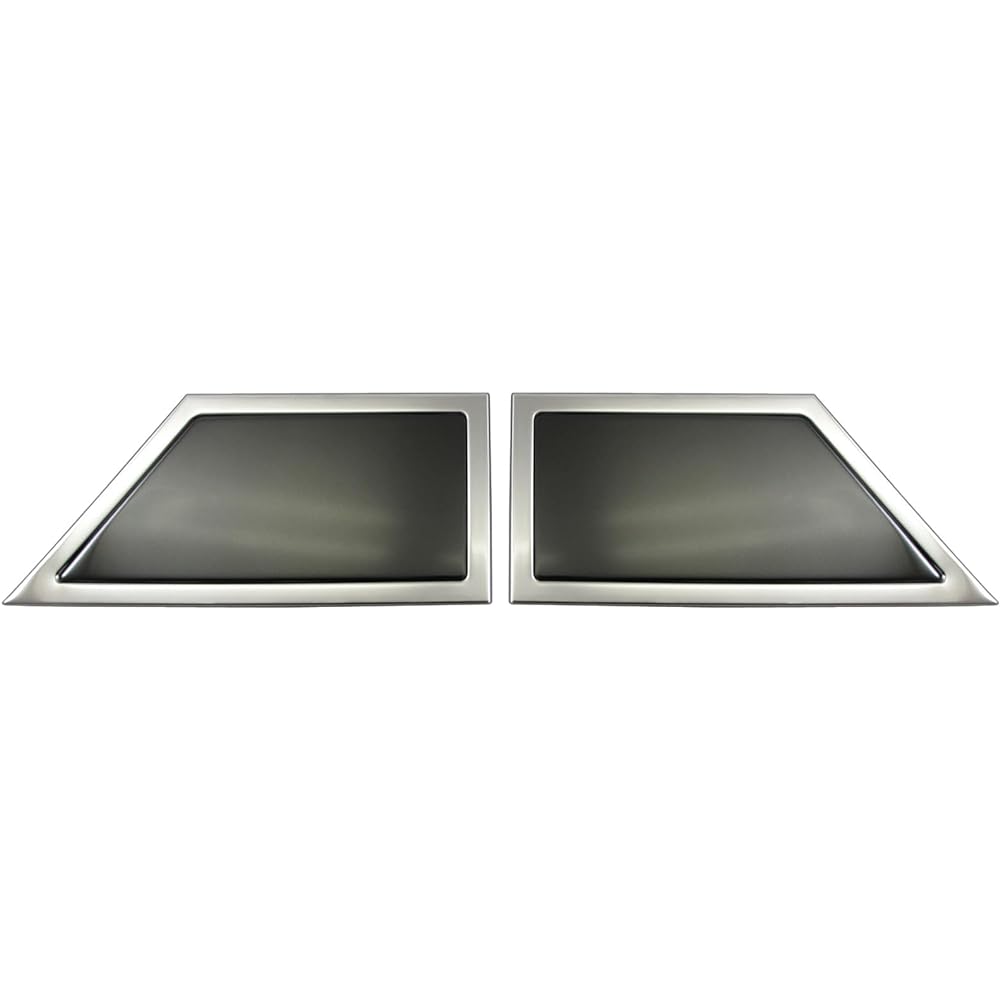 BRIGHTZ Crown Crossover TZSH35 AZSH35 Super Mirror Stainless Plating Rear License Side Garnish 2PC [REA-ETC-MID-014] TZSH AZSH H35 35 Crown Crossover