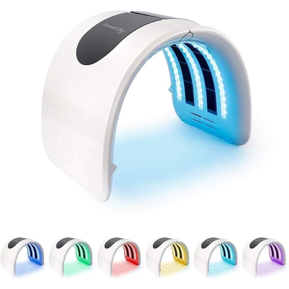 LIARTY Light Beauty LED Beauty Device Photon 7 Color LED Light Facial Mask Collagen Machine Light Beauty Device Home Facial Beauty Device Skin Care Face Care Japanese Instruction Manual Included