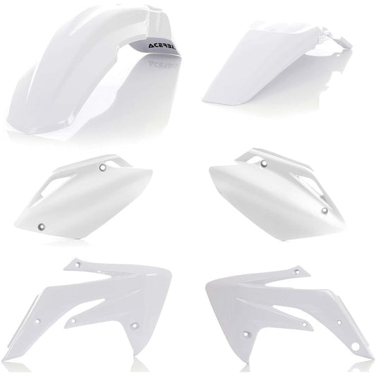 Acerbis Plastic Kit (White) 07-19 Honda CRF150R compatible