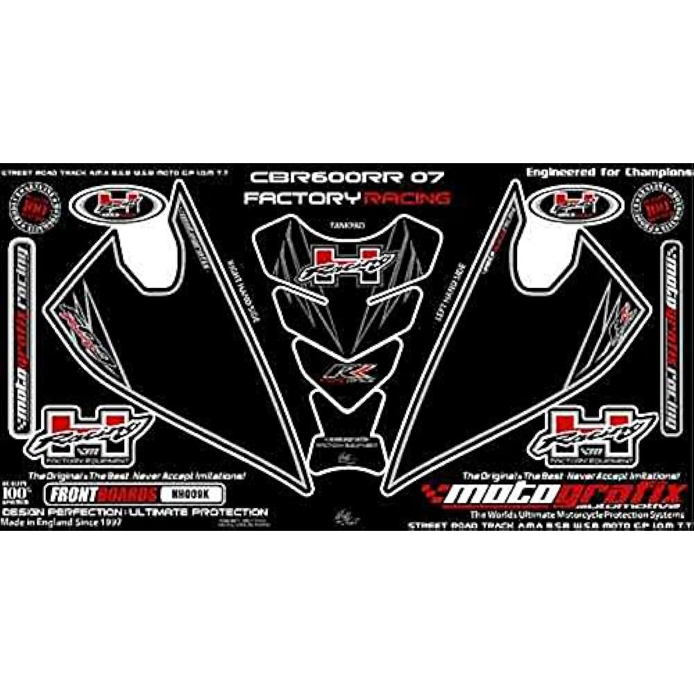 MOTOGRAFIX Body Pad CBR600RR 07/08 FRONT Black MT-NH009K