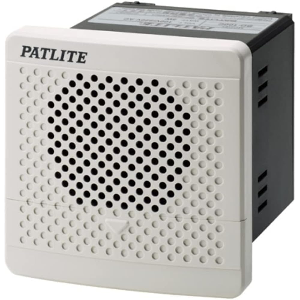 PATLITE electronic sound alarm signal phone BD-100AA-J AC100V/AC220V □80mm Tone color A type Body color Light gray
