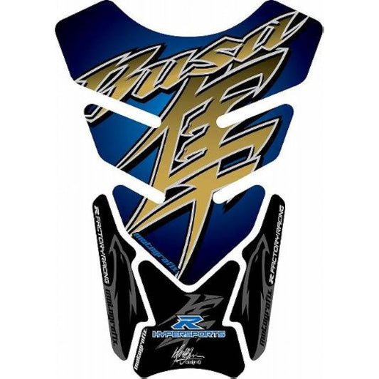 MOTOGRAFIX Tank Pad SUZUKI HAYABUSA Blue/Black MT-TS019B