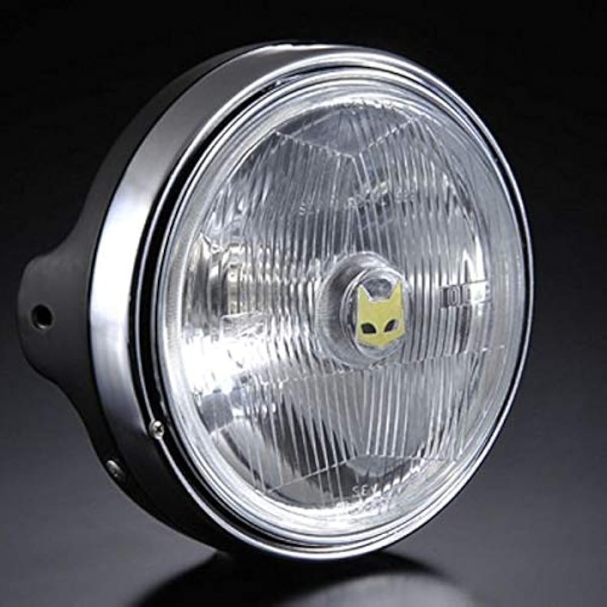 Marshall Headlight 889 Driving Lamp Full Kit Universal Clear Lens Black Case