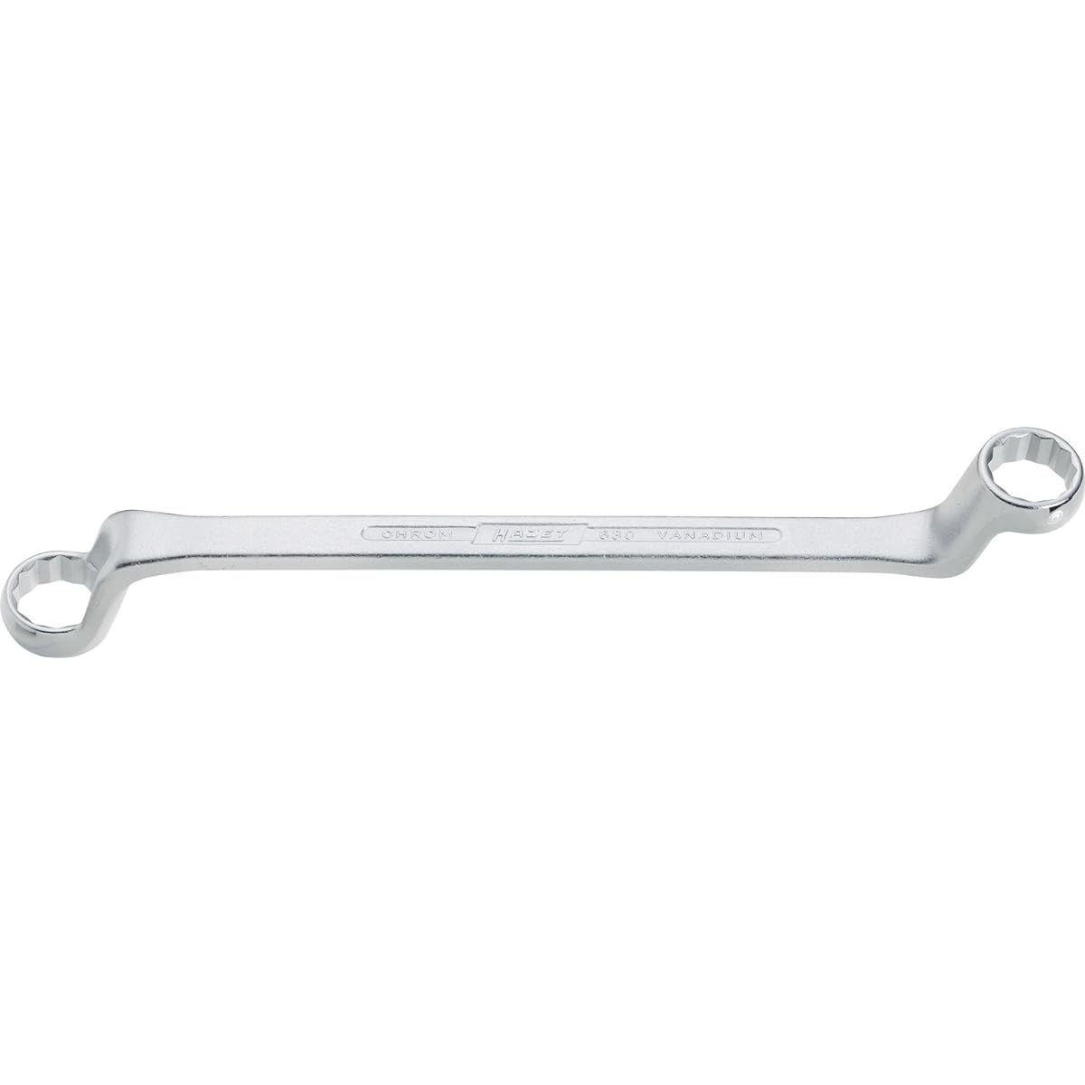 HAZET Double-ended Box Wrench (75 Degree Deep Offset) 24X27mm 63024X27