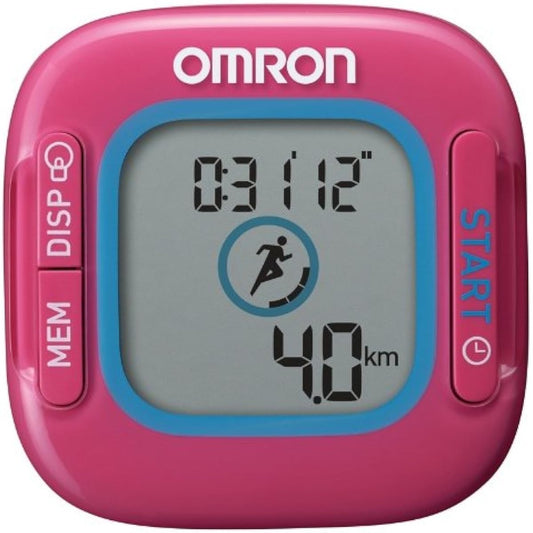 OMRON Activity Meter Jog Style Pink HJA-312-PK