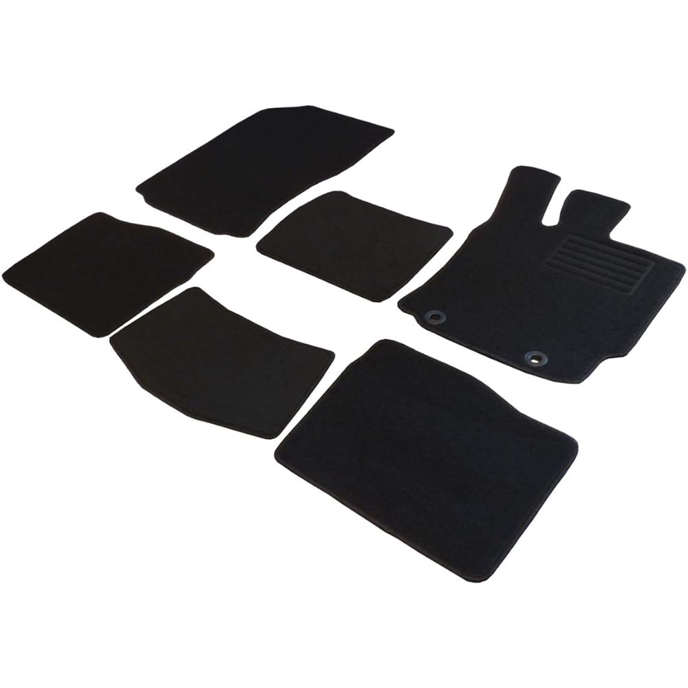 Fenice Car Mat Floor Mat Domestic Production (Toyota Passo/Daihatsu Boon 700 Series) Black Non-Slip Shape Resistant to Slip Car Mat (Car Parts Specialty Store)