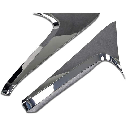 RUIQ Toyota New RAV4 Fifth Generation Exterior Parts Rear Hatch Side Pillar Panel Left and Right Set Side Molding Plating Garnish Dress Up Custom Parts Designed for TOYOTA RAV4 (Chrome Plated)
