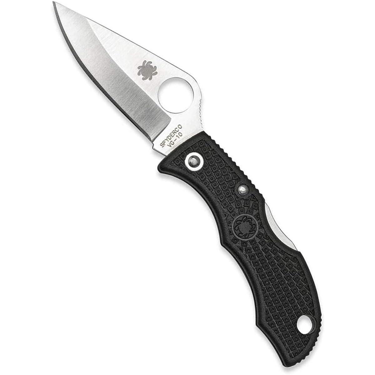 Spyderco Ladybug 3 Black Straight Blade LBKP3