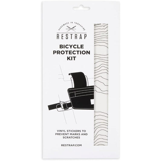 [Genuine Japanese Product] RESTRAP Bicycle Frame Protector BICYCLE PROTECTION KIT Bicycle Protection Kit White Protects from dirt and scratches 3 pieces