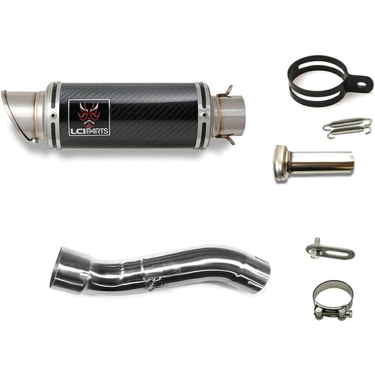 CBR250RR 2017-2023 LCIPARTS Short Carbon Slip-On Muffler