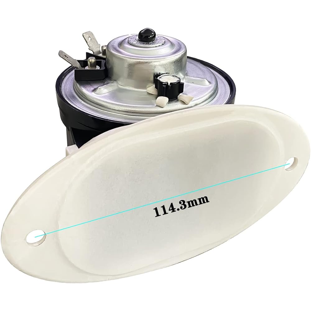 5190512 12V Hidden Flash Mount Marine Boat Horn 316 Stainless Steel