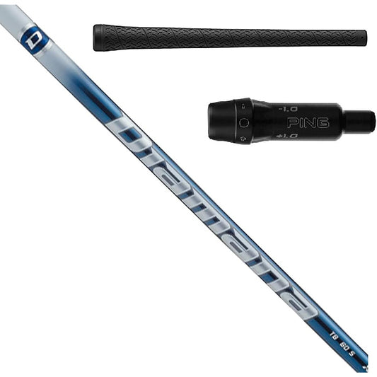 Shaft with sleeve for PING G425/G410 driver Diamana TB (with IOMIC grip)