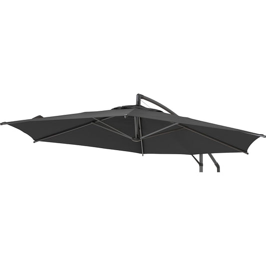 Takasho Sun Shade EG Push Hanging Parasol 2.5m Black Replacement Cloth Only [SHR-H05BK] Garden Parasol UV Protection Water Repellent