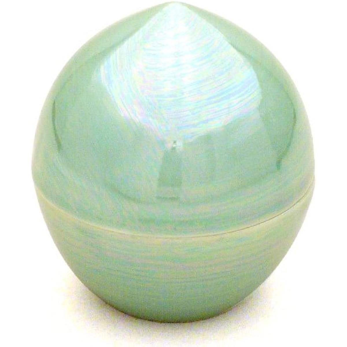 Buddhist Altar Shop Takita Shoten Mini Urn Rainbow Beads Wakaba (Height 6cm x Diameter 5.3cm) ◆ Sharing Urn, Urn, Cremation Container ◆ Memorial service on hand [Certificate issued by Takita Shoten included]
