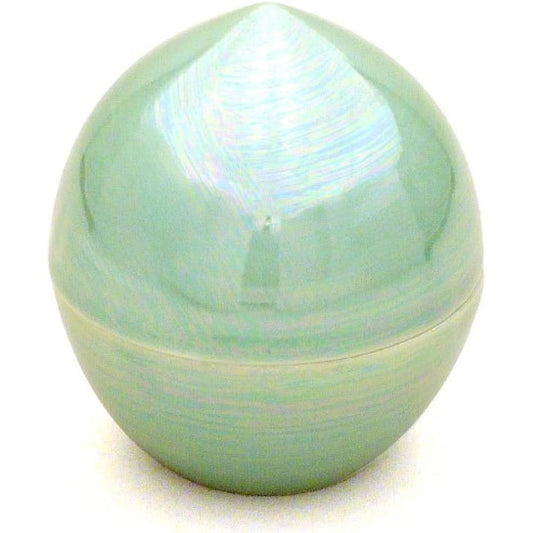 Buddhist Altar Shop Takita Shoten Mini Urn Rainbow Beads Wakaba (Height 6cm x Diameter 5.3cm) ◆ Sharing Urn, Urn, Cremation Container ◆ Memorial service on hand [Certificate issued by Takita Shoten included]