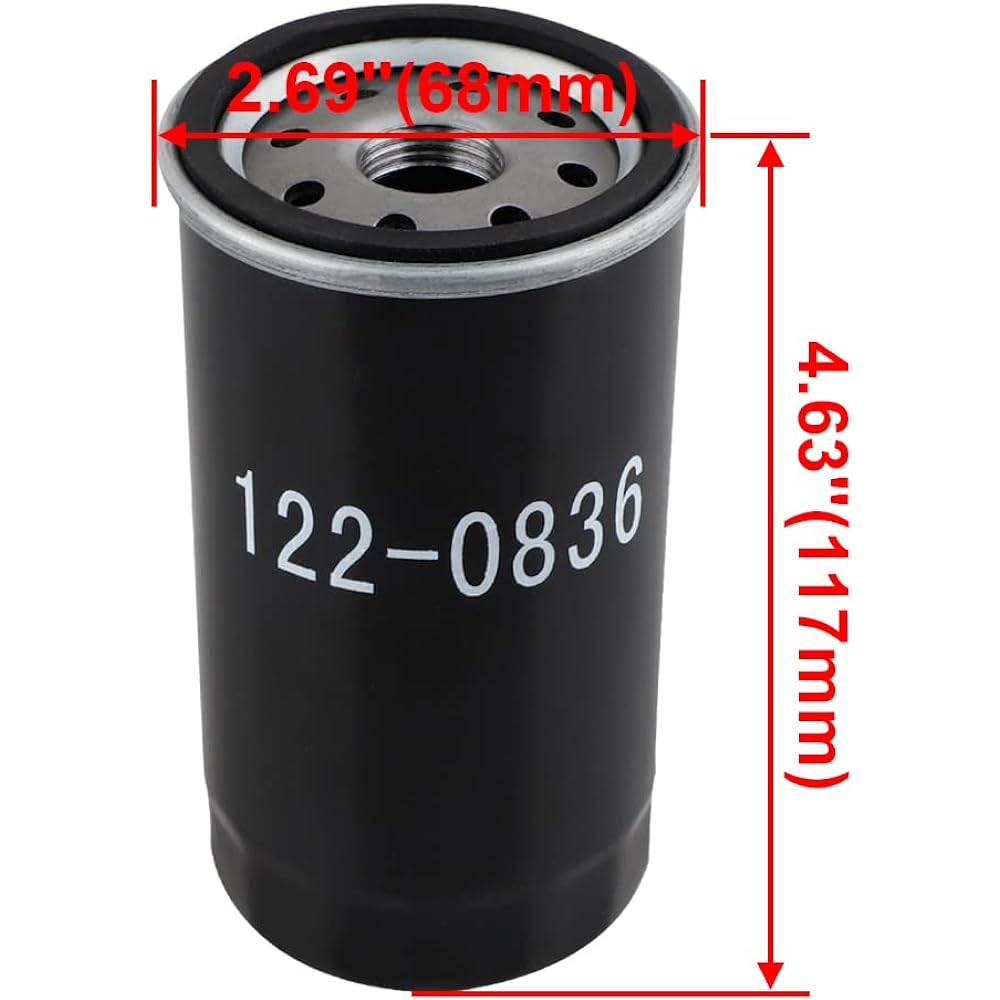 Huswell 122-0836 Oil Filter 149-2341-01 Fuel filter 140-3116 Air filter CUMMINS on 5500 4000 RV Generator HGJAA HGJAB HGJAC-Oil Change Kit