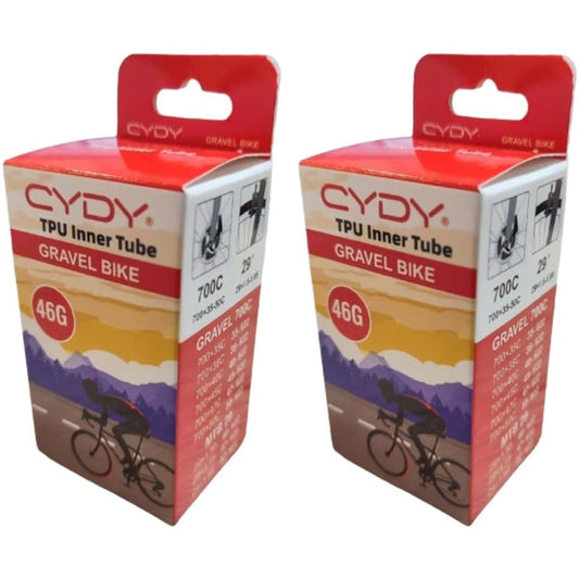 CYDY Ultralight TPU Tube 46g Set of 2 for Gravel/MTB