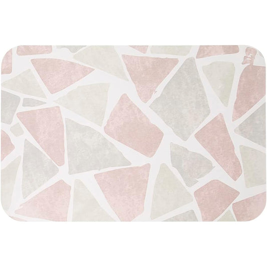 &NE Lava Stone Bath Mat Lava Stone Bath Mat Printed Lava Stone Bath Mat Mat Non-asbestos Tested Asbestos Free Water Absorbent Quick Drying Antibacterial Odor Resistant Humidity Control Bath Stylish Cute Volcanic Rock Simple Diatomite Stone NEO-240-SN