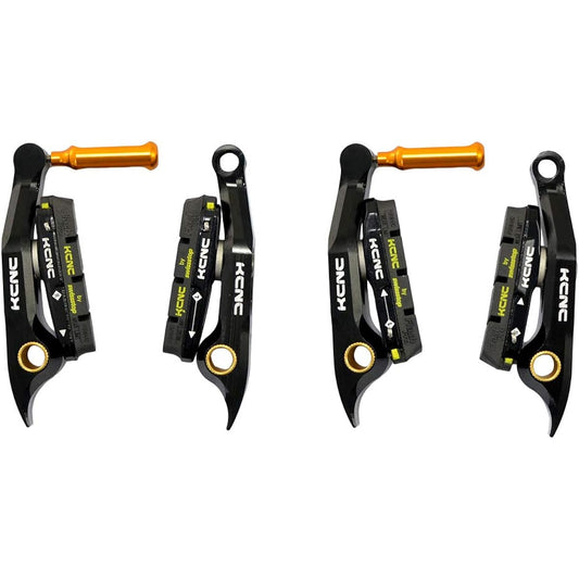 KCNC VB2 Direct Mount Aero V-Brake Set Front and Rear For Giant Propel, Black, SK2046