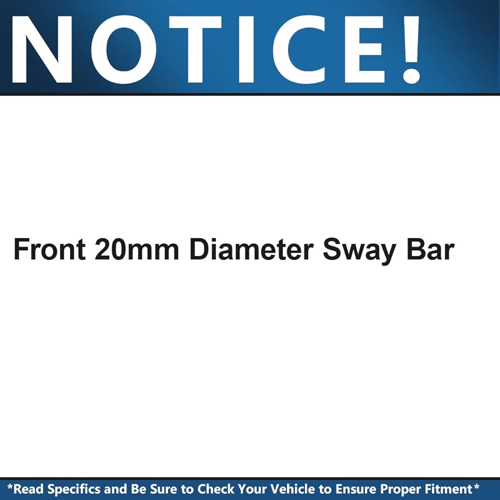 FWD Model -Both (2) Front Stabilizer Swaver Endink 2005-2007 Buick Terraza FWD- [2005-08 Chevrolet Uplander FWD] --05-07 Montana & Relay FWD- [08-09 Lacrosse Super]