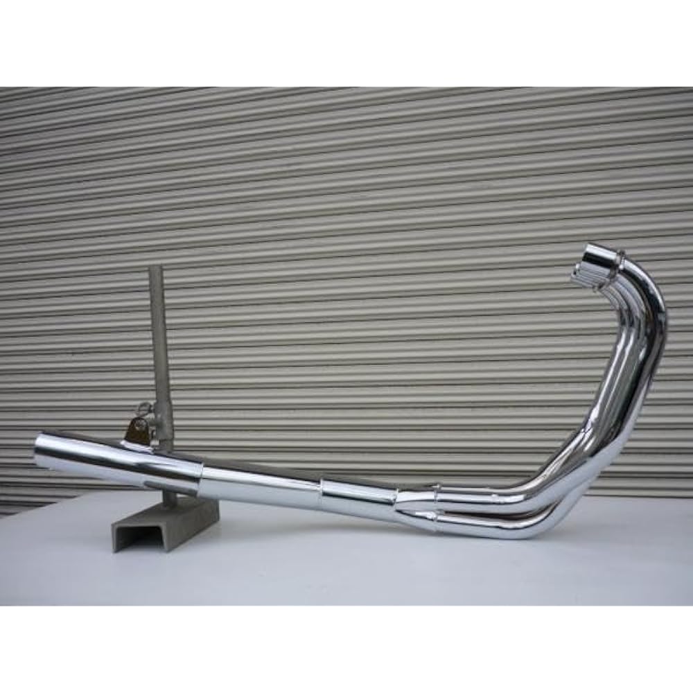 PRETTY RACING Inazuma 400 Short Tube 70 Pi Muffler Plated