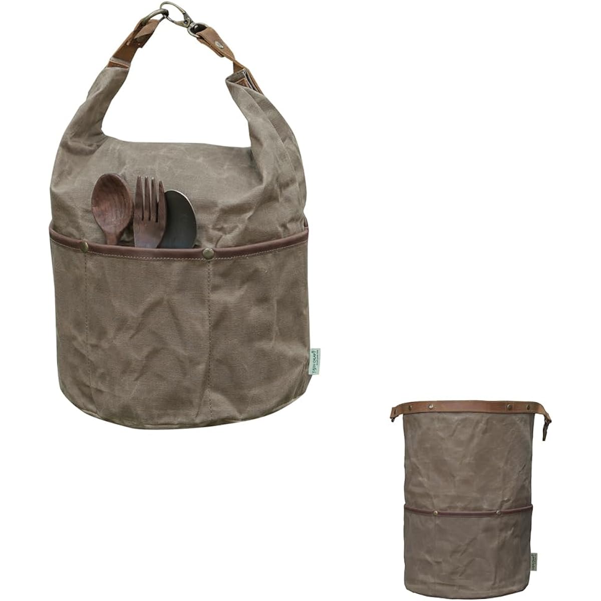 YAJIN CRAFT Cooker Bag Camping Storage Box Tool Box Cooker Case Canvas Cooker Bag Multi-case Cooker Cotton Canvas