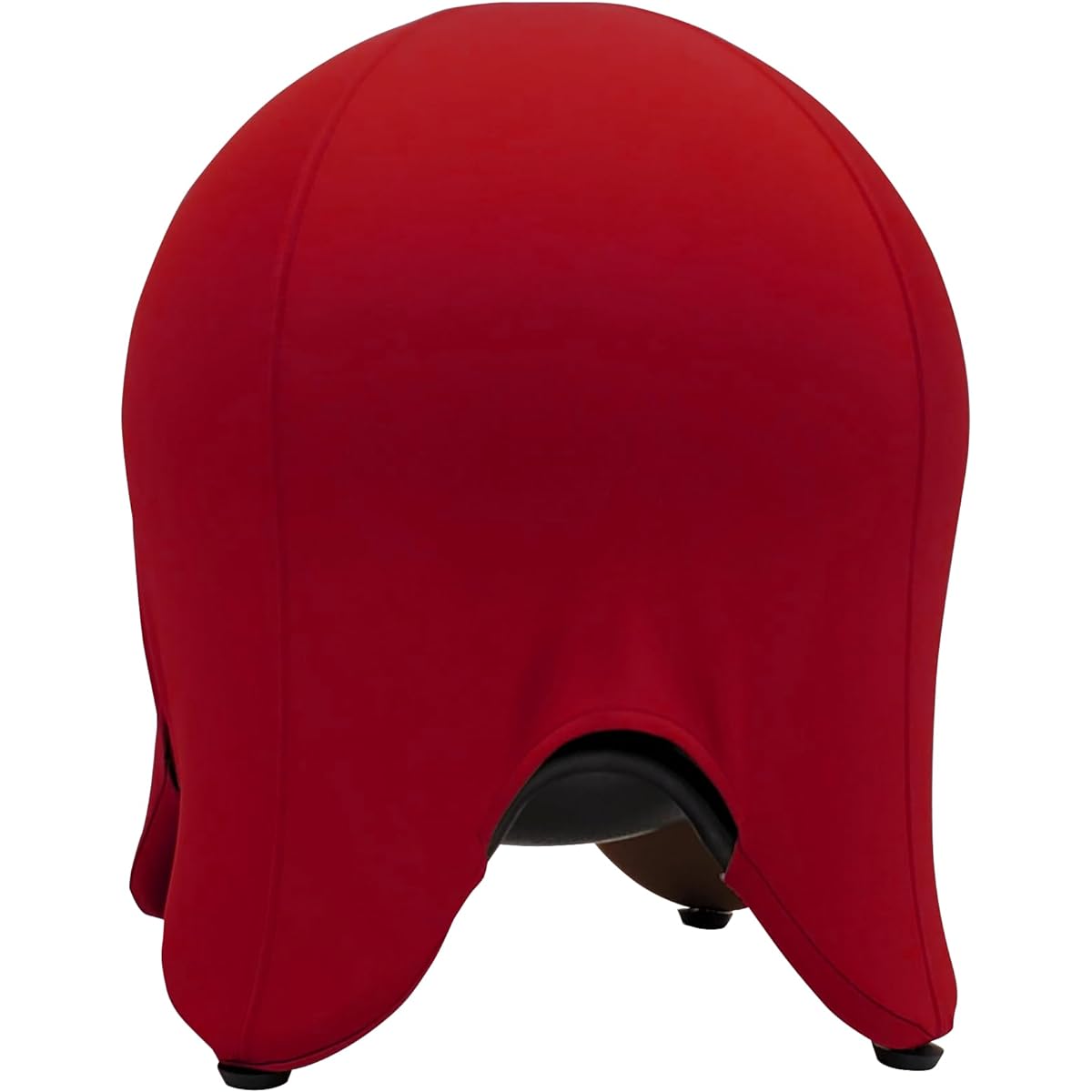 Tokyu Sports Oasis Balance Ball Stool Chair Stylish Chair Type Frame Fixed Cover with Hand Pump Red (Red)