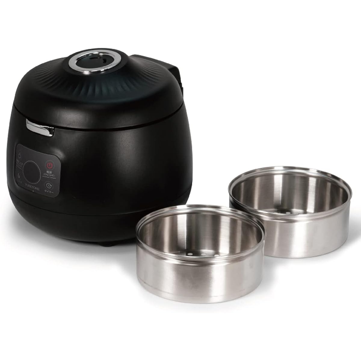 Hiro Corporation Black Garlic Maker Mini TZ-1200 (2-stage) Easy Operation Touch Panel Digital Display Black Garlic Maker Automatic Cooking Black
