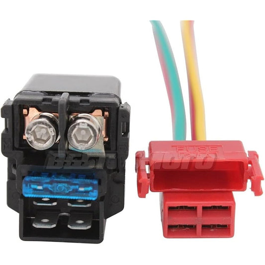 Starter Solenoid Relay Motorcycle Accessories Starter Solenoid Relay and Plug for Kawasaki Ninja 600 ZX-6R ZX6R ZX600 1995-2002 2009 2010 2011 2012